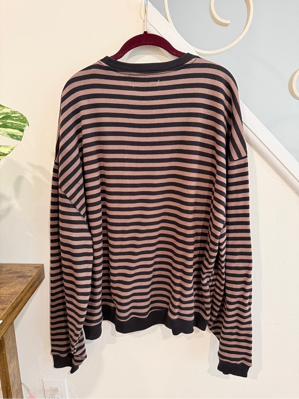 Free People Classic Striped Oversized Crewneck - Picture 5 of 6